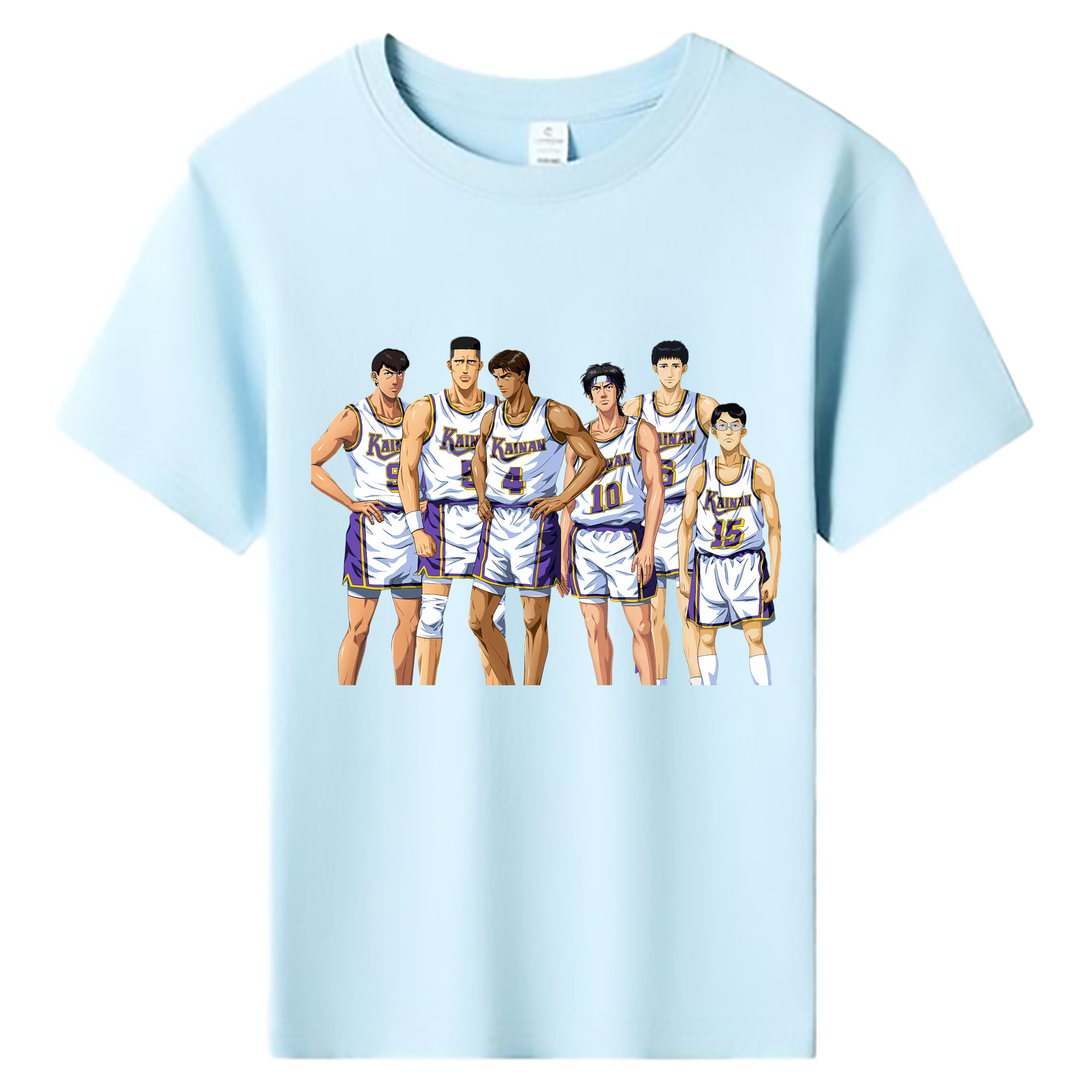 （画像用） SLAM DUNK／スラムダンク 綿100％キッズTシャツ（フロントプリント）